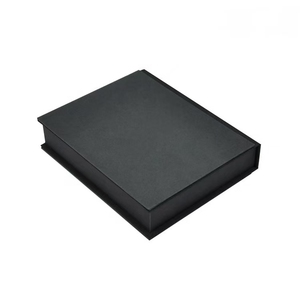 Huamao Factory direct <b>Black</b> Flip Lid <b>Box</b> rigid <b>box</b> with Soft Liner for Luxury Glass Cup Business Gift Set Holiday Gifting - Product Image 2