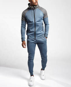 Survêtement de sport professionnel imprimé pour homme, respirant, en coton, avec fermeture éclair, nouvelle collection, best-seller - Product Image 2