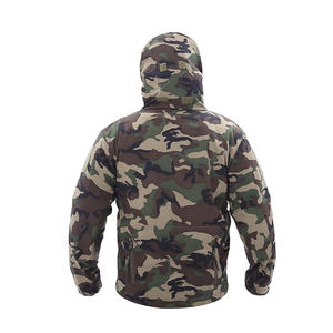 เสื้อแจ็คเก็ตสำหรับล่าสัตว์ Esert Solid Stand Collar แบบมีปกตั้ง ระบายอากาศได้ดี น้ำหนักเบา ผลิตจากผ้าริปสตอป เหมาะสำหรับสภาพอากาศแห้งแล้ง ใช้สำหรับการลาดตระเวนกลางแจ้ง - Product Image 2