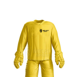 Nouvel ensemble d'uniformes de hockey sur glace respirant et à séchage rapide 100 % polyester, vêtements de sport faciles à porter - Product Image 5