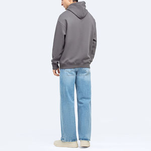 Sudaderas con Capucha Extra Grandes para Hombre, de Felpa, Mezcla de Algodón, Diseño de Hombros Caídos, con Logotipo Personalizado, para la Temporada de Invierno - Product Image 6