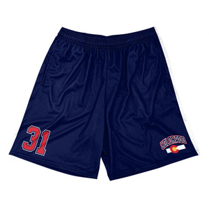 Short de crosse Unisexe Réversible 100% Polyester Durable Couleur Personnalisée Logo Sublimation Imprimé Séchage Rapide Respirant Athlétique - Product Image 3