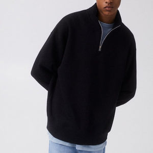 Sudaderas con Media Cremallera para Hombre, Personalizadas al por Mayor, Estilo Hip Hop Urbano, Sudadera de Manga Larga para Hombre, Sudaderas con Media Cremallera Personalizadas para Hombre - Product Image 3