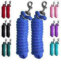 Corde de plomb Cordes de plomb en coton de qualité supérieure Multi Color Horse Lead Rope Foot Robuste Poly Brass Snap-Fabriqué en Inde. - Product Image 3