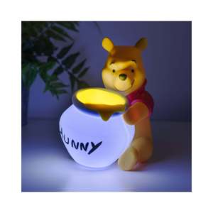 Veilleuse LED 3D moderne Winnie Pooh Globe, projection 7 couleurs, matériau ABS cristal, lumière blanc chaud, fonctionne sur piles, interrupteur - Product Image 2