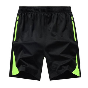 กางเกงขาสั้นสำหรับเล่นยิมของผู้ชายกางเกงขาสั้นผ้าฝ้าย100% สีทึบปิดเอวยางยืดแบบปรับแต่งได้ไซส์ใหญ่พิเศษสไตล์ฤดูร้อน - Product Image 1