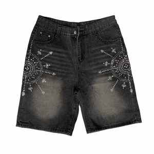 Pantalones Cortos Vaqueros Casuales para Hombre, Estilo Nuevo, Hechos a Medida, Color Sólido, Cierre de Cremallera, 100% Algodón, Transpirables, de Secado Rápido - Product Image 5