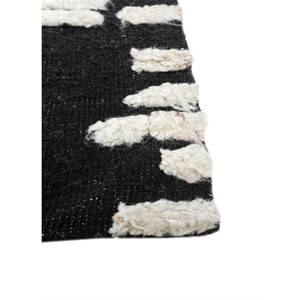 Zuri Hand Knotted Wool Rug Grey & Black AKWL-1798 New Abstract Rectangle <b>Hallway</b> Carpet for Home Living Room - Product Image 4