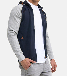 OEM haute qualité 500gsm pull à capuche lourd sweat à capuche en éponge française sweats à capuche à épaules tombantes sans ficelles sweats à capuche lourds et surdimensionnés pour hommes - Product Image 3