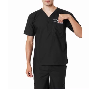 Tenues d'infirmière de haute qualité à col en V, ensembles d'uniformes d'hôpital, OEM ODM, sur mesure, confortables, vêtements de travail médicaux pour hommes - Product Image 5