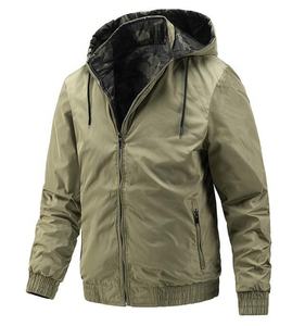 Chaqueta Bomber con Capucha y Cuello Alto Ecológica OEM, Fabricada con Tela Cómoda, Sensación Ligera, Corte Moderno, Moda Urbana - Product Image 6