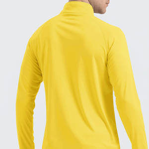 Polos de talla grande para hombre, poliéster, algodón, talla grande, cuarto de cremallera, cuello vuelto, secado rápido, transpirable, logotipo personalizado, polo - Product Image 3