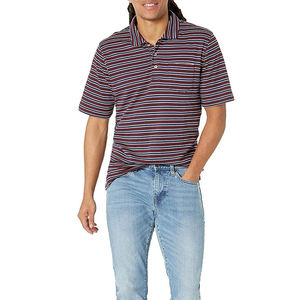 Polos de hombre de ropa informal superventas nuevo diseño logotipo personalizado polos transpirables de color sólido para hombre - Product Image 3