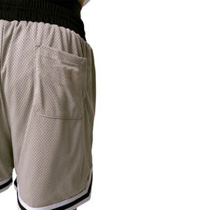 OEM Wholesale Custom Mens Sports Shorts Summer Polyester Cotton Breathable Fabric Athletic Basketball Mesh Shorts with Pockets - Product Image 5