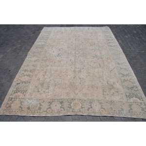 Alfombra Turca de 8.6x11.7 pies, Alfombra Vintage Extra Grande, Alfombra Azul con Diseño Floral - Product Image 1