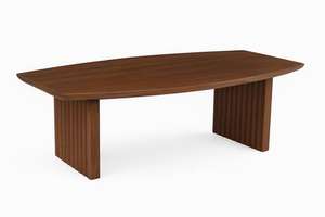 Mesa de comedor contemporánea de madera con elegante acabado negro, patas robustas, construcción artesanal y elegancia moderna atemporal. - Product Image 4