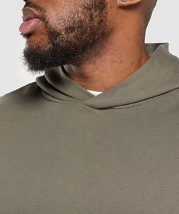 Sudadera con Capucha Personalizada con Logotipo, 650 GSM, 100% Algodón, Felpa, Talla Grande, Color Sólido, Invierno, para Hombre - Product Image 2