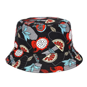 Chapeau d'été double face pour hommes et femmes Casquette Panama imprimée de style Hip Hop pour la protection solaire Pêche Fashion Wear - Product Image 6