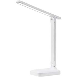 Lampe de bureau à LED WINN 3 températures de lumière 3000K-6500K réglable et tactile pour veilleuse d'étude-Métal (BLANC) - Product Image 1