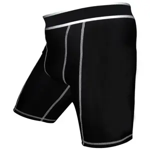 Pantaloncini sportivi a compressione antibatterico Multicolor sport Workout Fitness Gym Wear pantaloncini a compressione per uomo