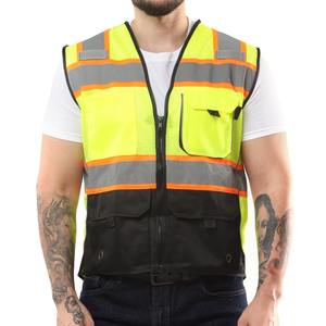 Customized Fluorescent Security <b>Guard</b> <b>Uniforms</b> Traffic Safety Visibility Mesh Unisex Clothing Mens - Product Image 1