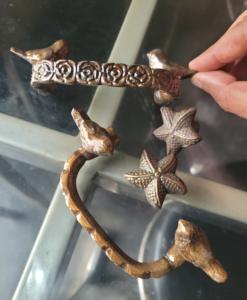 Laiton Antique Design Deux Oiseaux Porte Armoire Tiroir Poignée Tire Rusty Style Industriel pour Cuisine Armoire Salon Commode - Product Image 2