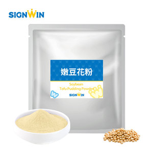 SIGNWIN Polvo de gelatina de soja en bolsas con sabor dulce natural Paquete de 1kg para deliciosos pudines y jaleas - Product Image 2