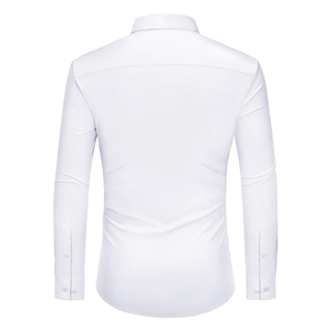 Camisa de manga larga informal de franela de algodón de la mejor calidad para hombre Logotipo personalizado Suministro OEM Camisa de vestir más vendida Patrón impreso - Product Image 5