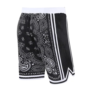 Short en maille basket-ball pour hommes été Sublimation Stretch Dtg impression 100% Polyester 5 pouces entrejambe logo personnalisé vêtements de sport - Product Image 2