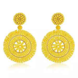 Boucles d'oreilles pendantes faites à la main en perles noires en forme de cœur avec bordure dorée, style bohème, bijoux fantaisie pour femme, idéales pour les fêtes et la Saint-Valentin - Product Image 4