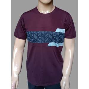 Best Quality <b>Men</b> Slim Fit Tensile T-<b>Shirt</b> with Soft Cotton Fabric & Modern Textured Design for <b>Mens</b> <b>Party</b> Wear and Daily use - Product Image 1