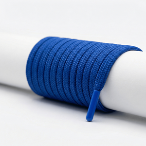 Custom Logo Coated 3 Strand Twisted Drawcord | Eco-Friendly Waterproof Braided 100% Polyester Modern Garment Shoes Home Textile - Product Image 2