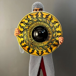 Cosplay de escudo de madera vikingo medieval. Por Calvin artesanía - Product Image 6