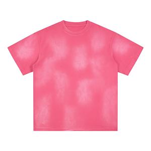 T-shirt pour homme vintage à coupe courte, style streetwear, à épaules tombantes, en coton 100% lourd, délavé à l'acide, à séchage rapide, écologique, vente rapide - Product Image 1