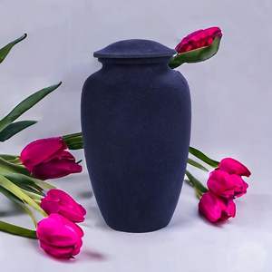 Classique solide personnalisé couleurs métal adulte crémation urnes mémorial cendres animaux urnes funéraires fournitures fabricant fabriqué en inde - Product Image 4