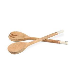 Servidor de ensalada Juego de cubiertos de madera de mango Cocina y uso de mesa Último diseño Artículos hechos a mano Hecho Bay Acacia & Mango Wood para el hogar - Product Image 5
