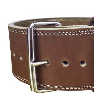 Nouveauté ceinture de levage en cuir de vachette équipement de musculation d'entraînement de fitness le plus vendu en cuir PU d'origine personnalisable - Product Image 4