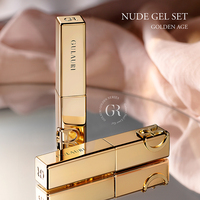 GULAURI Gelée de couleur nude Gelée saine rose nude Nouvelle tendance Vente chaude Gel UV professionnel pour la décoration des ongles pour salon de manucure