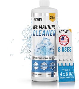 ACTIVE <b>Ice</b> <b>Machine</b> <b>Cleaner</b> & Descaler 32 fl oz 8 Uses Nickel Safe Solution for Whirlpool Scotsman Manitowoc Hoshizaki GE Opal - Product Image 5