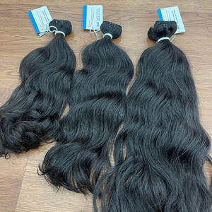 Venta al por mayor de extensiones de pelo Remy con cutícula alineada completa, extensiones de cabello humano vietnamita crudo con extremos doblemente dibujados - Product Image 1