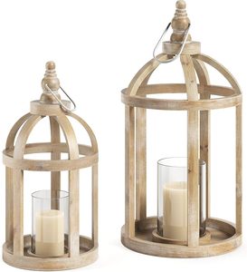 Home Decoration <b>Lantern</b> Jar Antique Candlestick Holder Wooden <b>Lantern</b> Candle Holder <b>Gold</b> Wholesale Manufacturer Supplier - Product Image 4