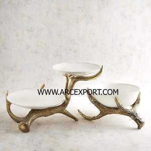 Tazones Desechables de Metal Modernos de Diseño Elegante de la Mejor Calidad para Servir en Fiestas - Product Image 3