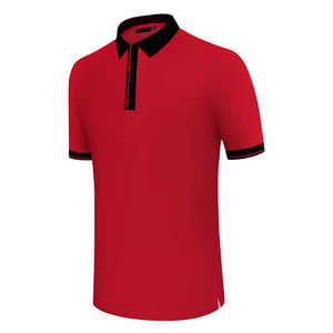 เสื้อเชิ้ตผู้ชายลายเรียบ ผ้าฝ้าย 100% แขนสั้น ระบายอากาศ แห้งเร็ว เหมาะสำหรับเล่นกอล์ฟและใส่ทำงาน - Product Image 2
