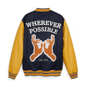 Chaquetas Varsity para Hombre Baratas, Reversibles de Lona, Impermeables, Estilo Clásico Letterman, Ropa Exterior, Bajo Costo al por Mayor - Product Image 5