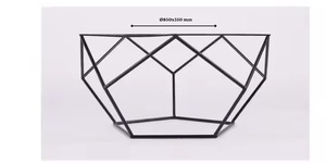 โต๊ะเหล็กเฟอร์นิเจอร์ในบ้าน/นอกบ้านทันสมัยโต๊ะทำงานโลหะผู้ผลิตอพาร์ทเมนต์ห้องนั่งเล่น - Product Image 2