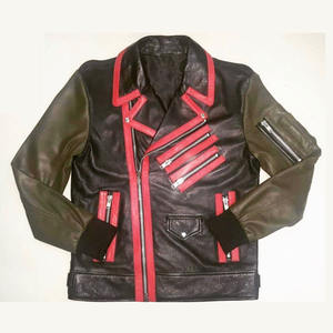 Vente en gros 2025 veste d'hiver pour hommes de style High Street logo personnalisé conception nouveau style manteau en cuir extérieur - Product Image 3