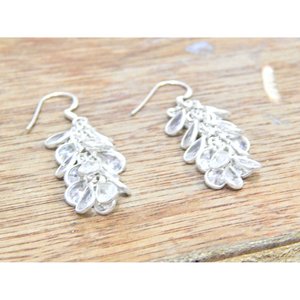 Boucles d'oreilles en argent sterling 925 avec zircon cubique naturel Cadeau idéal pour elle avec crochet Petite boucle d'oreille-Modèle E0060-GS - Product Image 2