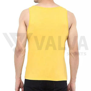 Últimas tendencias, camisetas sin mangas informales para hombres, logotipo personalizado, tela suave elástica transpirable, decoración estampada para gimnasio de verano - Product Image 2