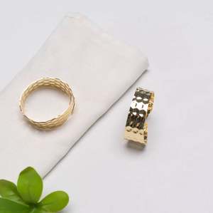 Anneau de serviette en métal martelé pour la maison, vente en gros, pour la cuisine, le restaurant, la maison, la décoration de mariage, l'hôtel, le bureau, la vaisselle, en grande quantité - Product Image 4