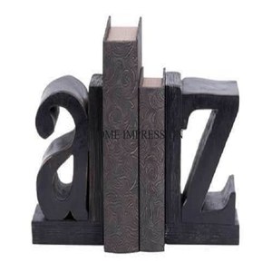 Most Fancy Unique Designer Customized Size and Letters Available White and <b>Black</b> Color Powder Coated Antique <b>Metal</b> Decor Bookens - Product Image 3